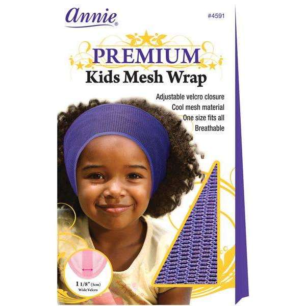 Annie Premium Kid Mesh Wrap Asst Color Hair Care Wraps Annie Purple  