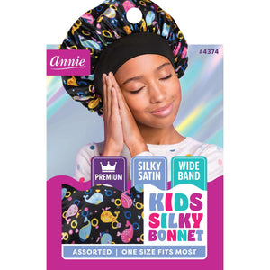 
                  
                    Load image into Gallery viewer, Annie Premium Kid&amp;#39;s Silky Wide Edge Bonnet Dual Layer Assorted Bonnets Annie Whale  
                  
                