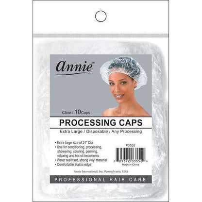 Annie International:Annie Processing Caps  XL 10Pc Clear