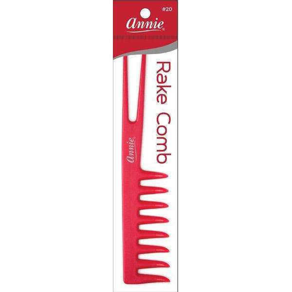 Annie Rake Comb Asst Color Combs Annie Red  