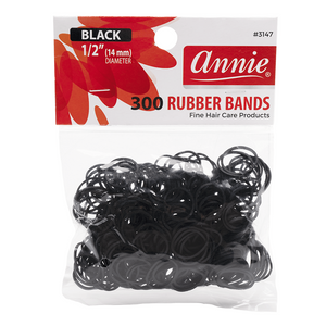 
                  
                    Load image into Gallery viewer, Annie Rubber Bands 300Ct Black Rubber Bands Annie   
                  
                