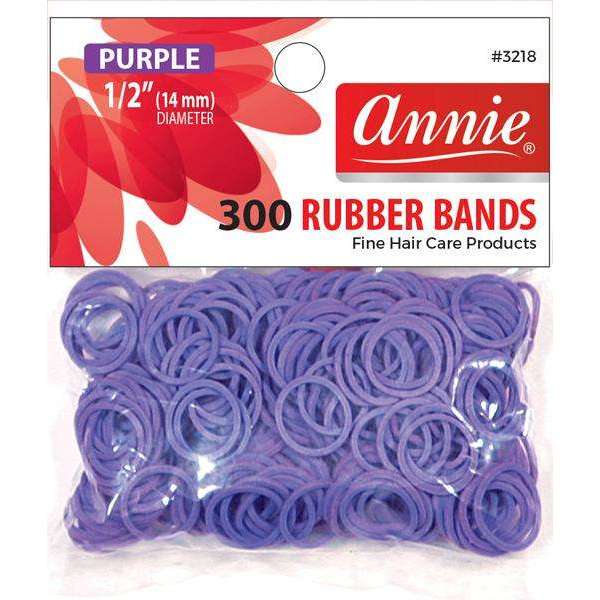 Annie Rubber Bands 300Ct Purple