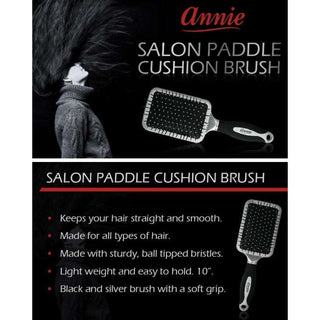 Annie Salon Paddle Cushion Brush Tamaño Jumbo