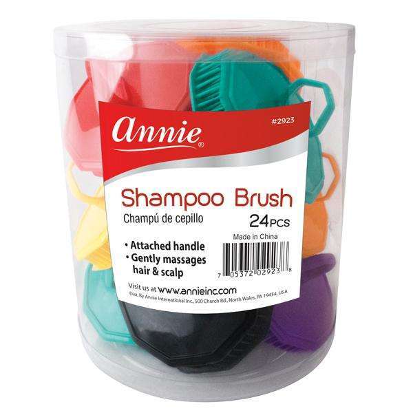 Annie Scalp Massage Brush 24Ct Asst Color Brushes Annie   