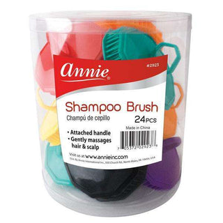 Annie Cepillo para masaje del cuero cabelludo 24 ct Asst Color