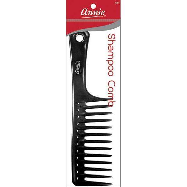 Annie Shampoo Comb Black Combs Annie   