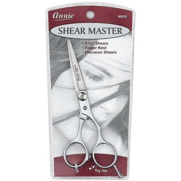 Annie Shear Master Hair Scissors 5.5 Inch Silver