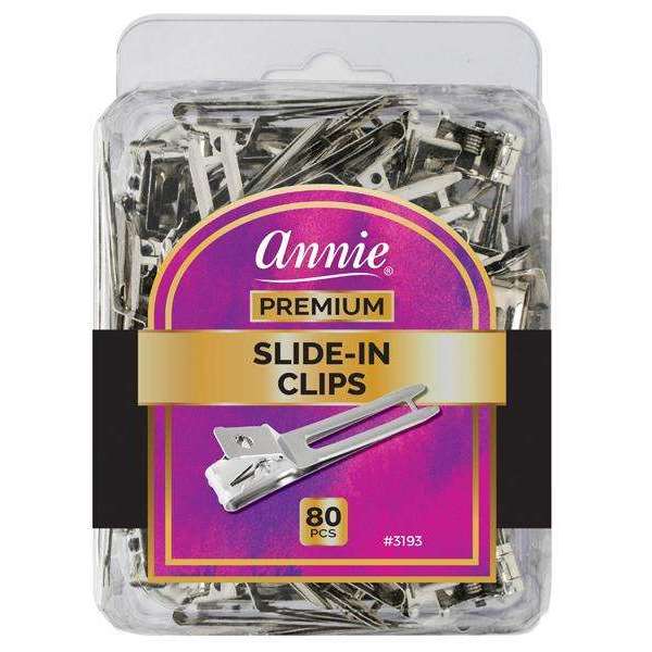Annie Slide-In Clips 80Ct Hair Clips Annie   