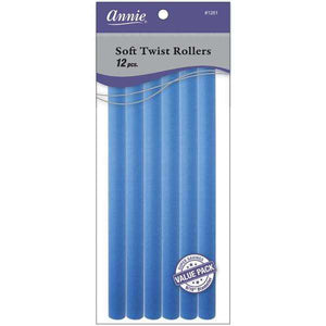 
                  
                    Load image into Gallery viewer, Annie Soft Twist Rollers 9/16&amp;quot; XL Blue Value Pack (12pcs) Soft Twist Rollers Annie   
                  
                