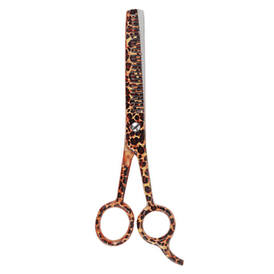 
                  
                    Cargar imagen en el visor de la galería, Annie Stainless Steel Thinning Hair Shears 6.5&amp;quot; Leopard Pattern Hair Shears Annie   
                  
                