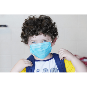 
                  
                    Load image into Gallery viewer, Annie Sterile Children’s Face Mask 50ct Light Blue Individually Wrapped
                  
                