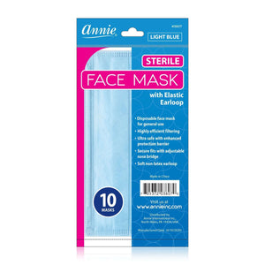
                  
                    Load image into Gallery viewer, Annie - Annie Sterile Face Mask One Size 10ct Light Blue - Annie International
                  
                