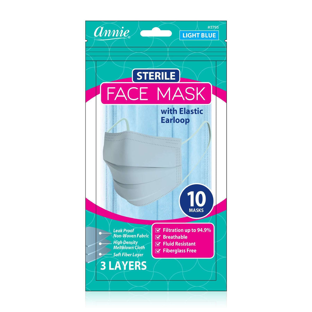 
                  
                    갤러리 뷰어에 이미지 로드, Annie Sterile Face Mask One Size 10ct Resealable Bag Face Masks Annie   
                  
                