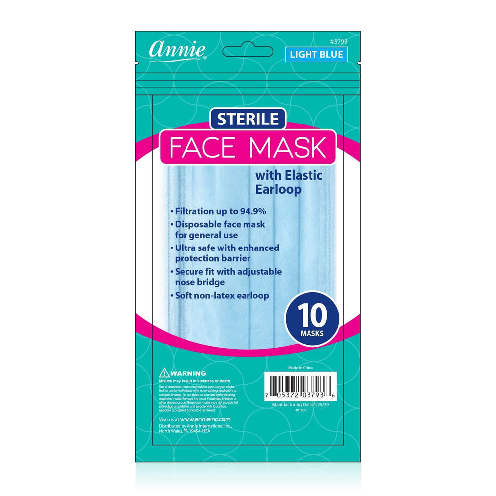 
                  
                    갤러리 뷰어에 이미지 로드, Annie Sterile Face Mask One Size 10ct Resealable Bag Face Masks Annie   
                  
                