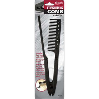 Annie Straightening Comb W/Pik Spring Action