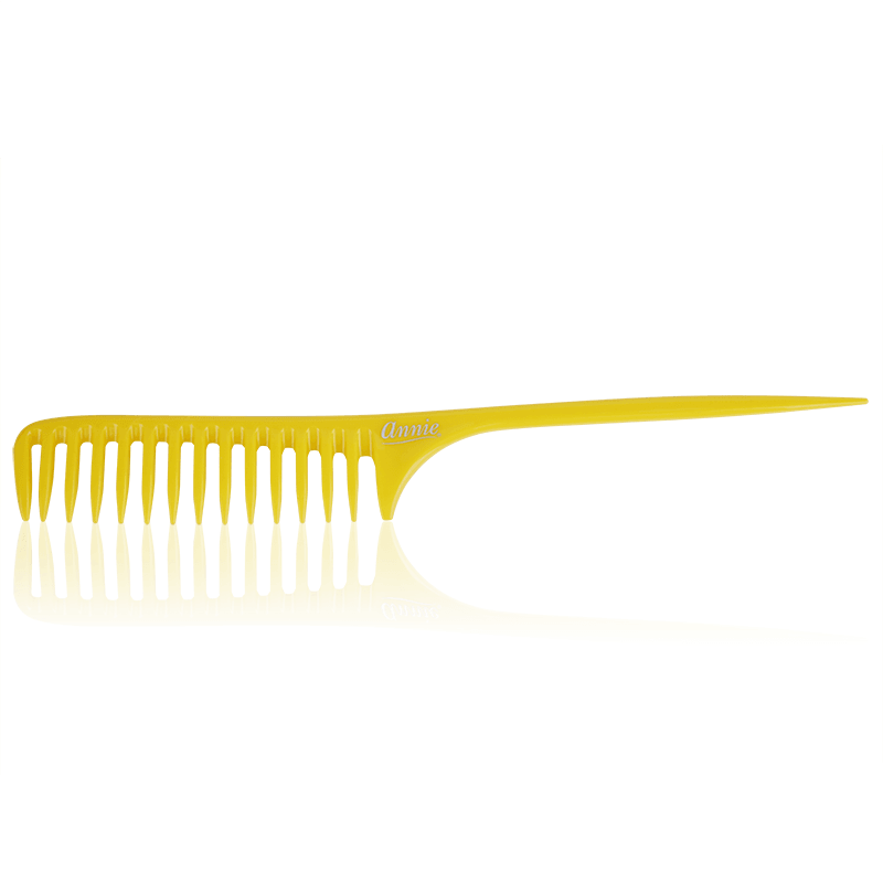 
                  
                    Load image into Gallery viewer, Annie Tail Comb Large Asst Color Combs Annie Yellow  
                  
                