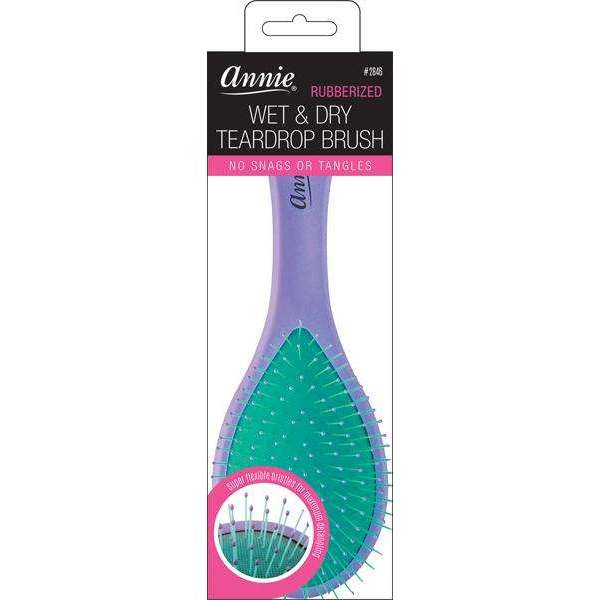 Annie Teardrop Wet & Dry Brush Lavender Brushes Annie   