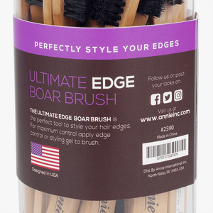 
                  
                    Load image into Gallery viewer, Annie Ultimate Edge Brush 100% Boar Bristle Jar 24ct
                  
                
