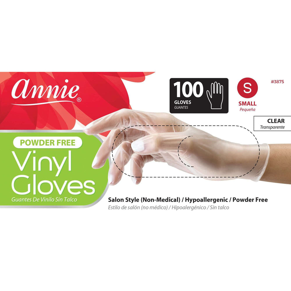 Annie Vinyl Gloves Powder Free 100ct