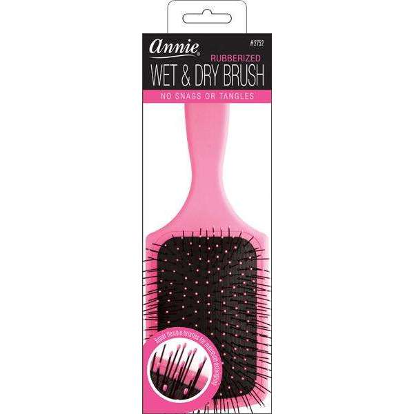 Annie Wet & Dry Paddle Brush Pink