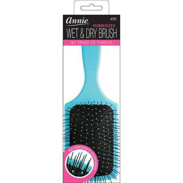 Annie Wet & Dry Paddle Brush Teal Brushes Annie   