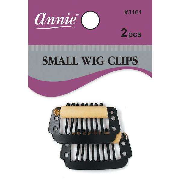 Annie Wig Clips Small 2Ct Black Wig Clips Annie   