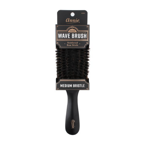 Annie International:Annie Premium Medium Wave Boar Bristle Brush