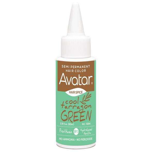 
                  
                    Cargar imagen en el visor de la galería, Avatar Spice Semi-Permanent Hair Color 2.8oz Asst Color Hair Color Avatar Cool Tarragon Green  
                  
                