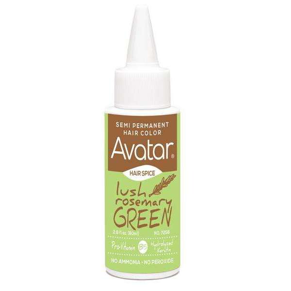 
                  
                    Cargar imagen en el visor de la galería, Avatar Spice Semi-Permanent Hair Color 2.8oz Asst Color Hair Color Avatar Lush Rosemary Green  
                  
                