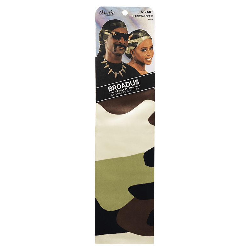 Broadus Collection Scarf by Snoop Dogg and Shante, Camo Scarves Broadus Collection 15in X 60in  