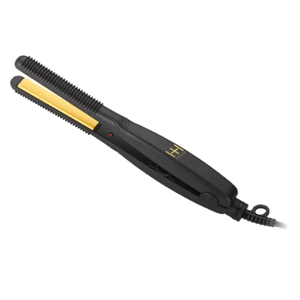 Hot Hotter Gold Ceramic Flat Iron 1 2 Inch Annie International