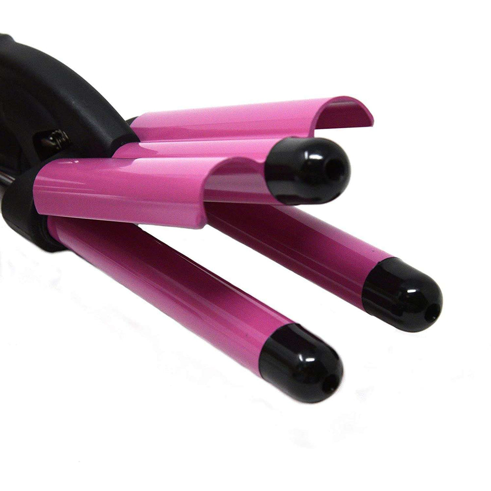 
                  
                    Load image into Gallery viewer, Hot &amp;amp; Hotter 3 Barrel Waver Curling Iron 3/4 Inch
                  
                