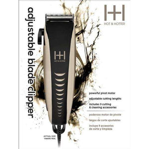 
                  
                    Load image into Gallery viewer, Hot &amp;amp; Hotter Adjustable Blade Clipper with Attachments Hair Clipper Hot &amp;amp; Hotter   
                  
                