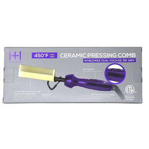 
                  
                    Load image into Gallery viewer, Hot &amp;amp; Hotter Electric Ceramic Pressing Hot Comb
                  
                