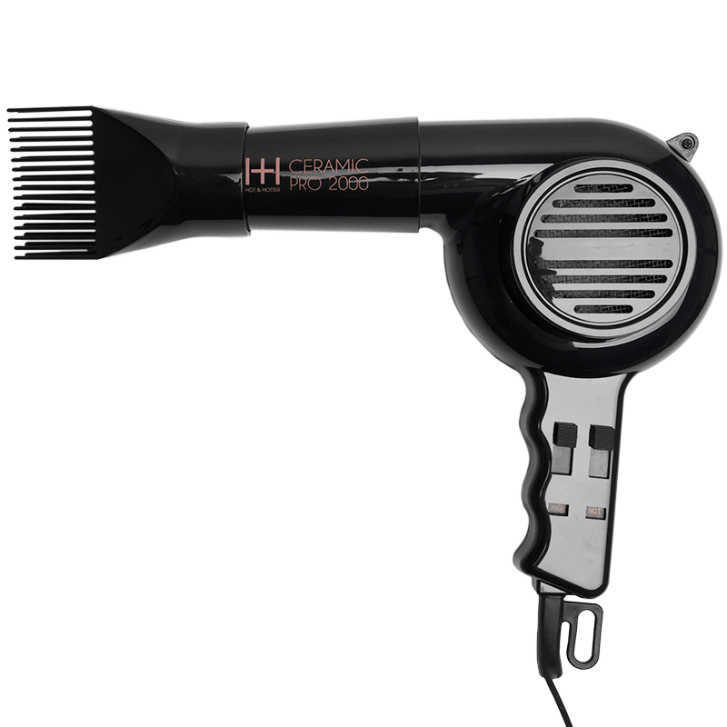 
                  
                    Load image into Gallery viewer, Hot &amp;amp; Hotter Ceramic Pro-2000 Dryer Black
                  
                