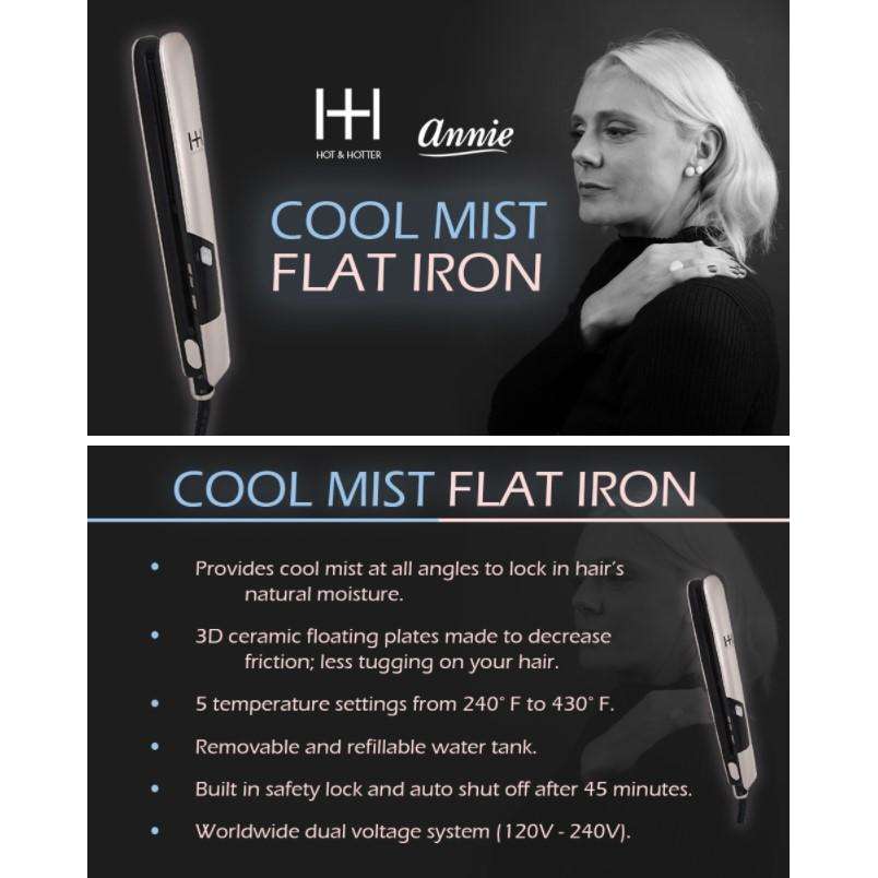 
                  
                    Load image into Gallery viewer, Hot &amp;amp; Hotter Cool Mist Flat Iron Flat Iron Hot &amp;amp; Hotter   
                  
                