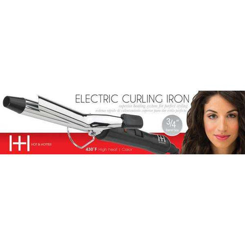 Hot & Hotter Electric Curling Iron 3/4 inch