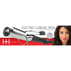 
                  
                    Load image into Gallery viewer, Hot &amp;amp; Hotter - Hot &amp;amp; Hotter Electrical Silver Curling Iron 1 1/2&amp;quot; - Annie International
                  
                