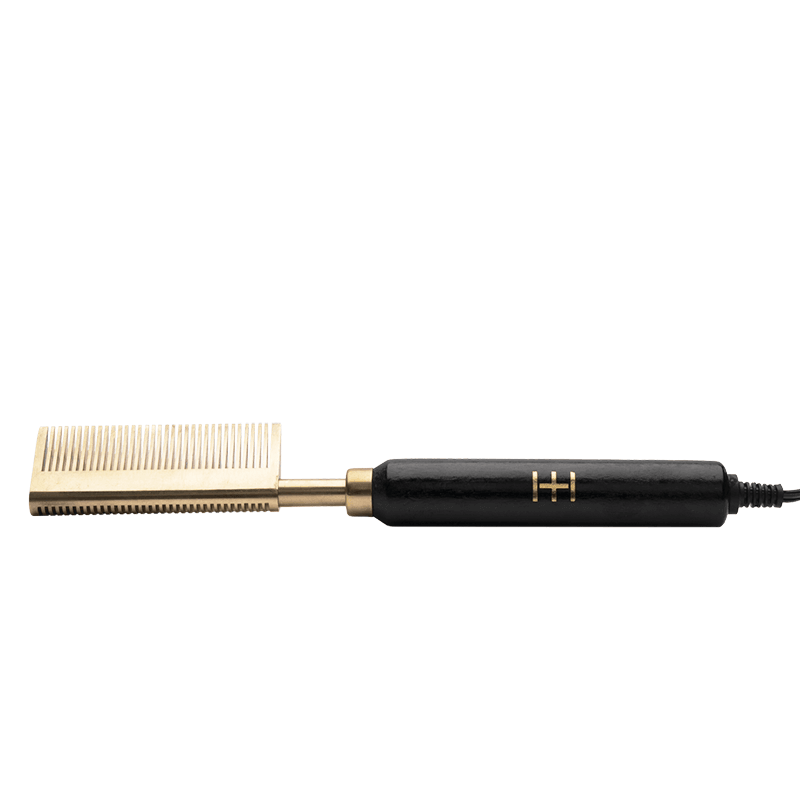 
                  
                    Load image into Gallery viewer, Hot &amp;amp; Hotter Electric Straightening Comb Medium Double Sided Teeth
                  
                