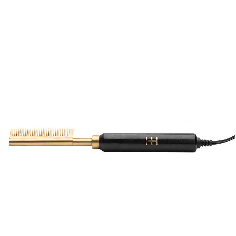 
                  
                    Load image into Gallery viewer, Hot &amp;amp; Hotter Electric Straightening Hot Comb Medium Teeth Small
                  
                
