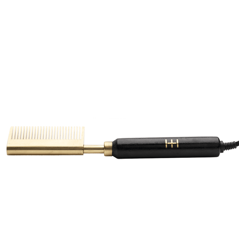 
                  
                    Load image into Gallery viewer, Hot &amp;amp; Hotter Electric Straightening Hot Comb Medium Wide Teeth
                  
                