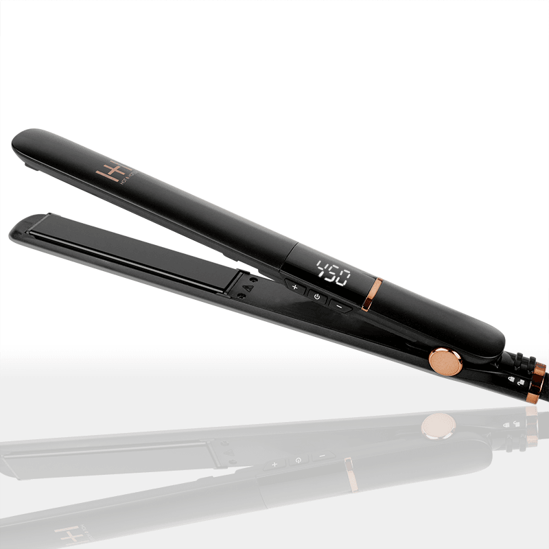
                  
                    Load image into Gallery viewer, Hot &amp;amp; Hotter Extra Long Ceramic Digital Flat Iron 1 Inch Flat Iron Hot &amp;amp; Hotter   
                  
                