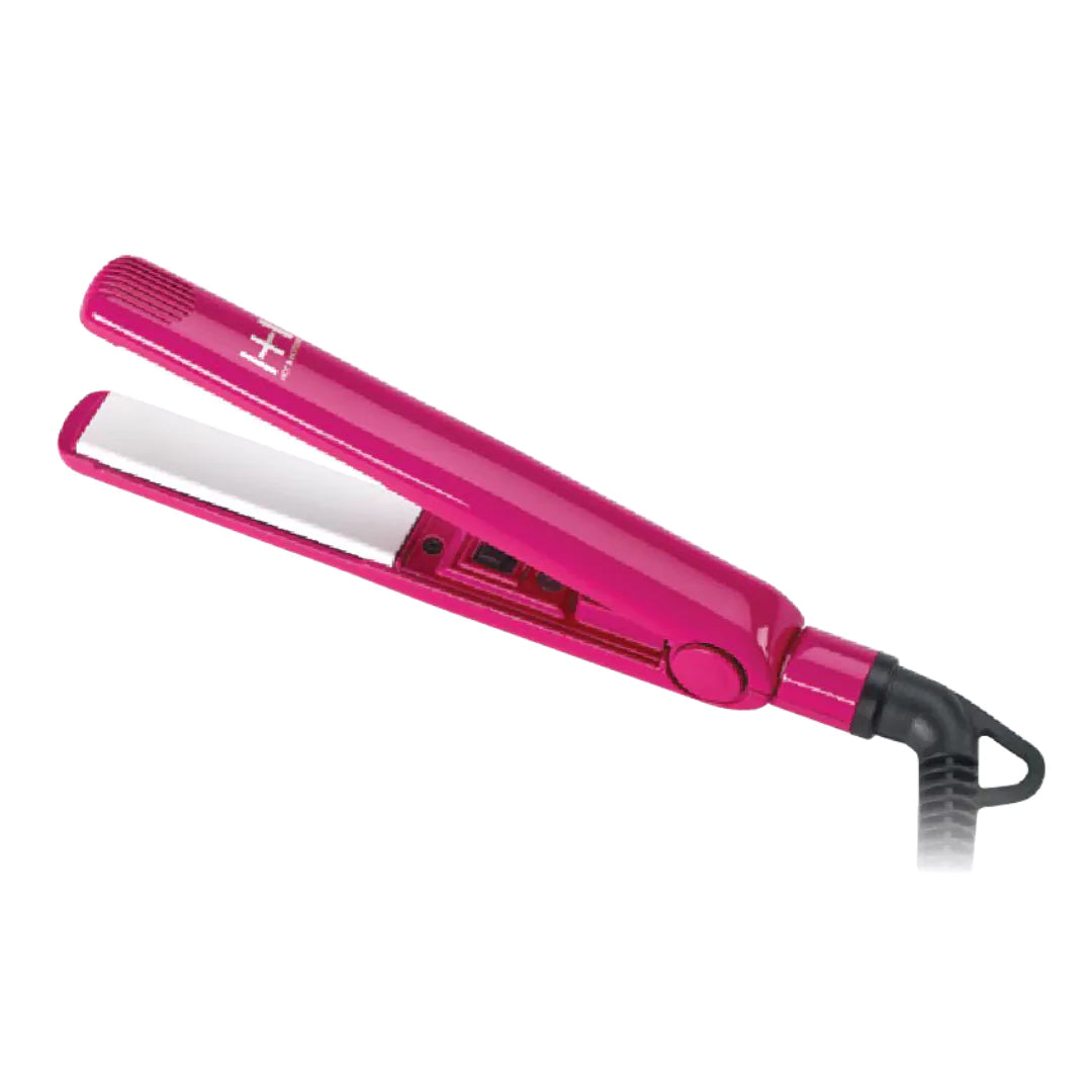 Hot Hotter Pink Ceramic Flat Iron Mini 5/8in, Count Travel