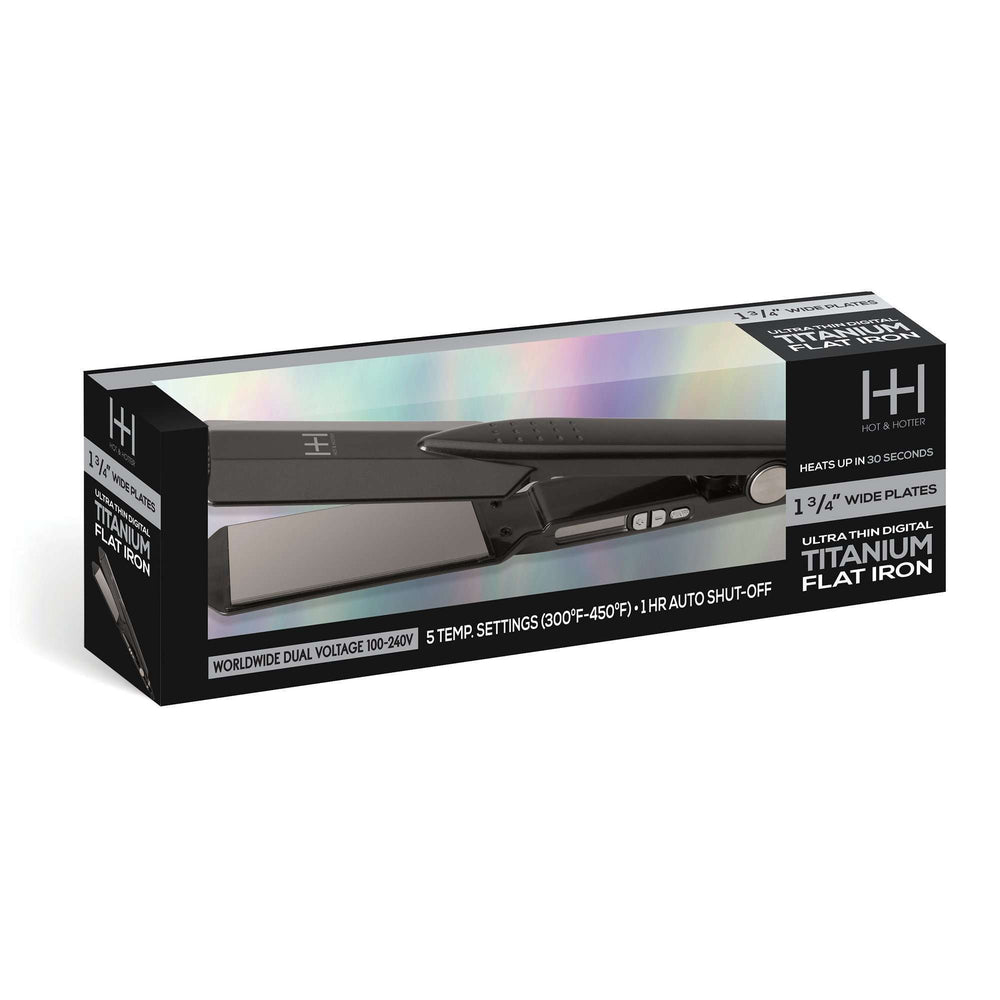 
                  
                    Load image into Gallery viewer, Hot &amp;amp; Hotter - Hot &amp;amp; Hotter Ultra Slim Digital Titanium Flat Iron 1 3/4&amp;quot; - Annie International
                  
                