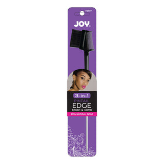 Cepillo Joy 3 en 1 Pintail Edge con cerdas de jabalí de Annie