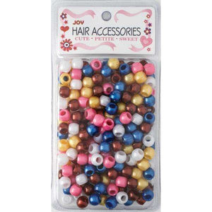 
                  
                    Load image into Gallery viewer, Joy Large Hair Beads 240Ct Metallic Asst Color
                  
                