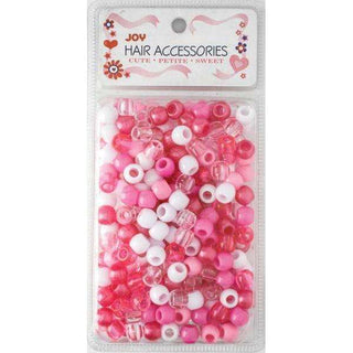 Joy Large Hair Beads 240Ct Pink Asst