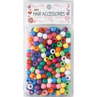 Joy Large Hair Beads 240Ct Solid Asst Color