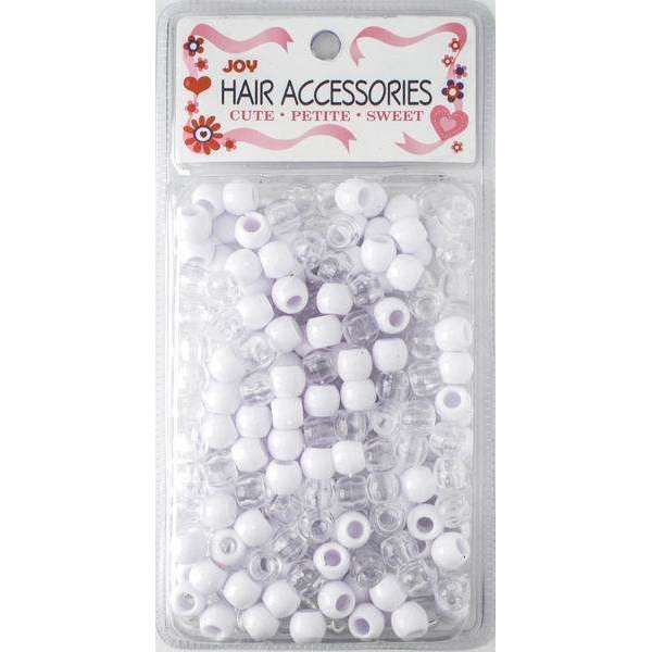 
                  
                    Load image into Gallery viewer, Joy - Joy Big Round Beads Large Size 240Ct White and Clear - Annie International
                  
                