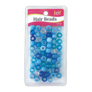 
                  
                    Load image into Gallery viewer, Joy Large Hair Beads 60Ct Blue Asst
                  
                